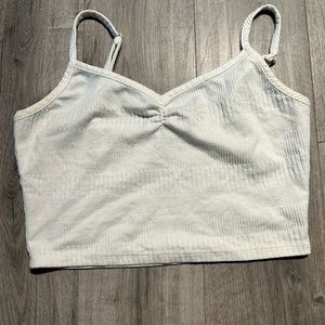White Cropped Tank top